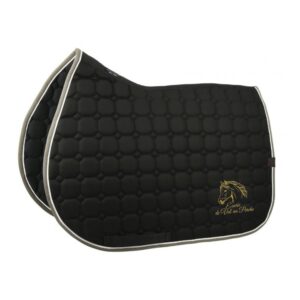 Tapis de selle Equithème "Orion" - Ecurie de Val au Perche - Noir - 20477