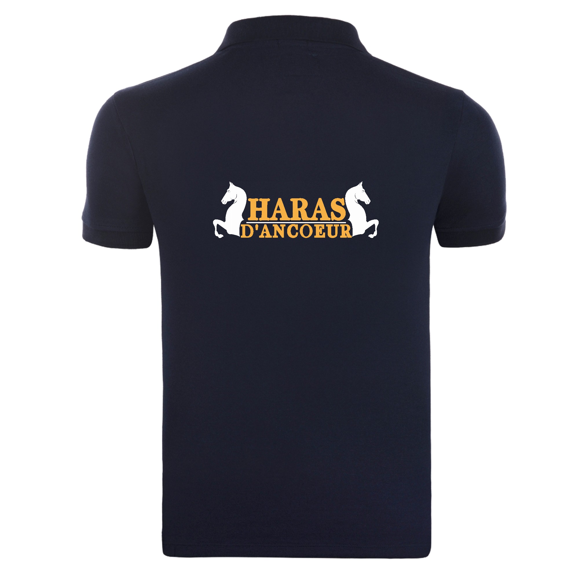 Polo premium (homme) - Haras D'ancoeur - Navy - BCU426 – Image 2