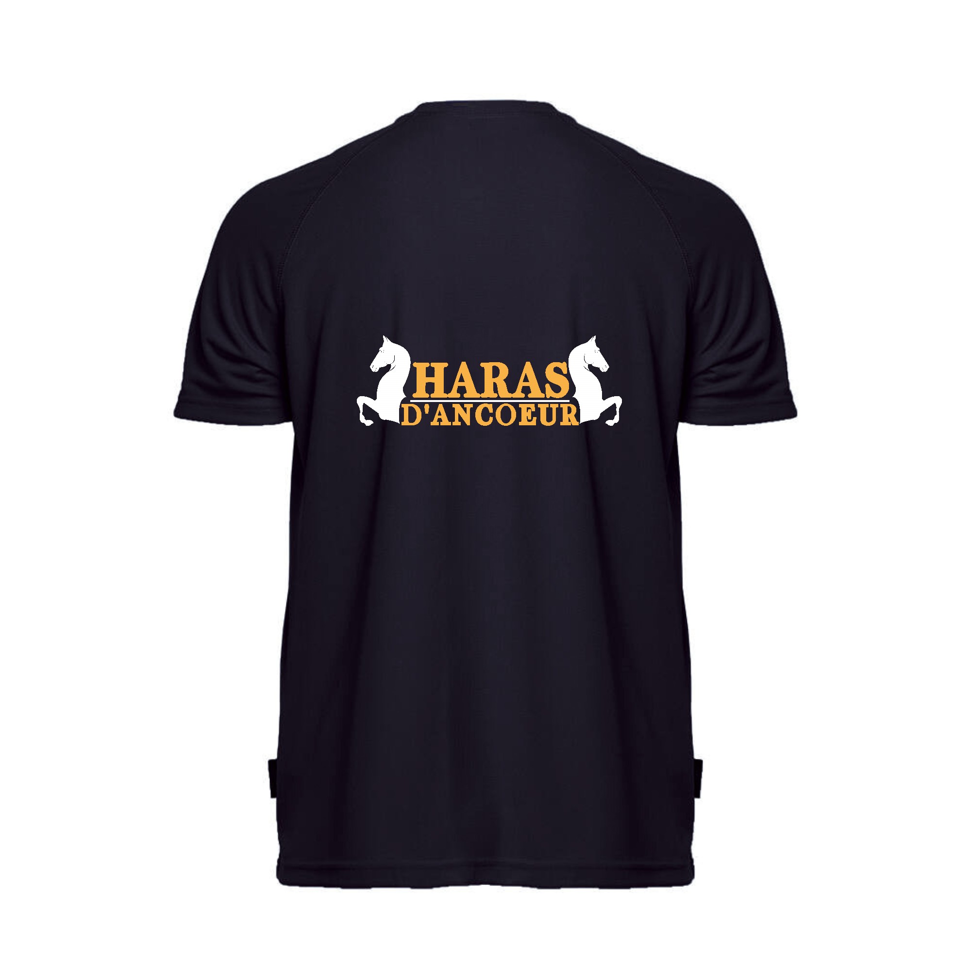 T-Shirt respirant (homme) - Haras D'ancoeur - Navy - IB300 – Image 3