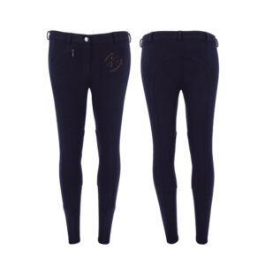 Pantalon d'équitation RIDING WORLD (enfant) - Haras de Saumelongue - Navy - 989070