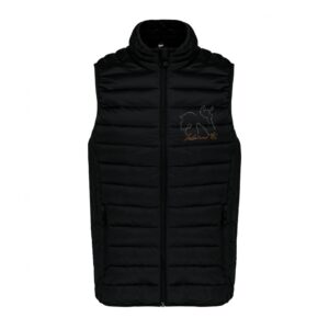 DOUDOUNE SANS MANCHES (enfant) - JULIE AND CO STAFF - Noir - K6115