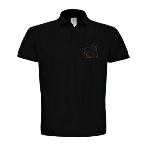 POLO premium (enfant) - JULIE AND CO STAFF - Noir - K249