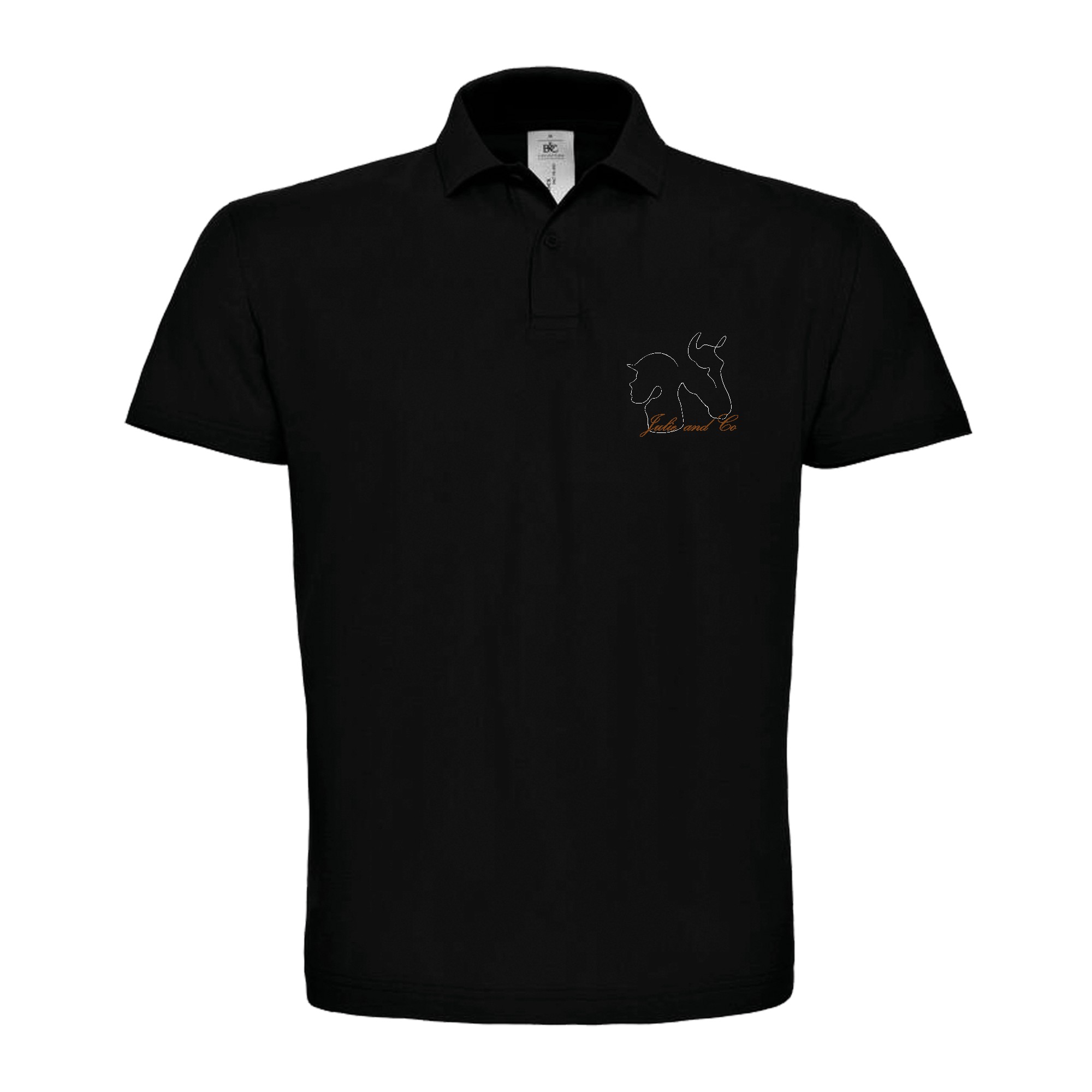 POLO premium (enfant) - JULIE AND CO STAFF - Noir - K249