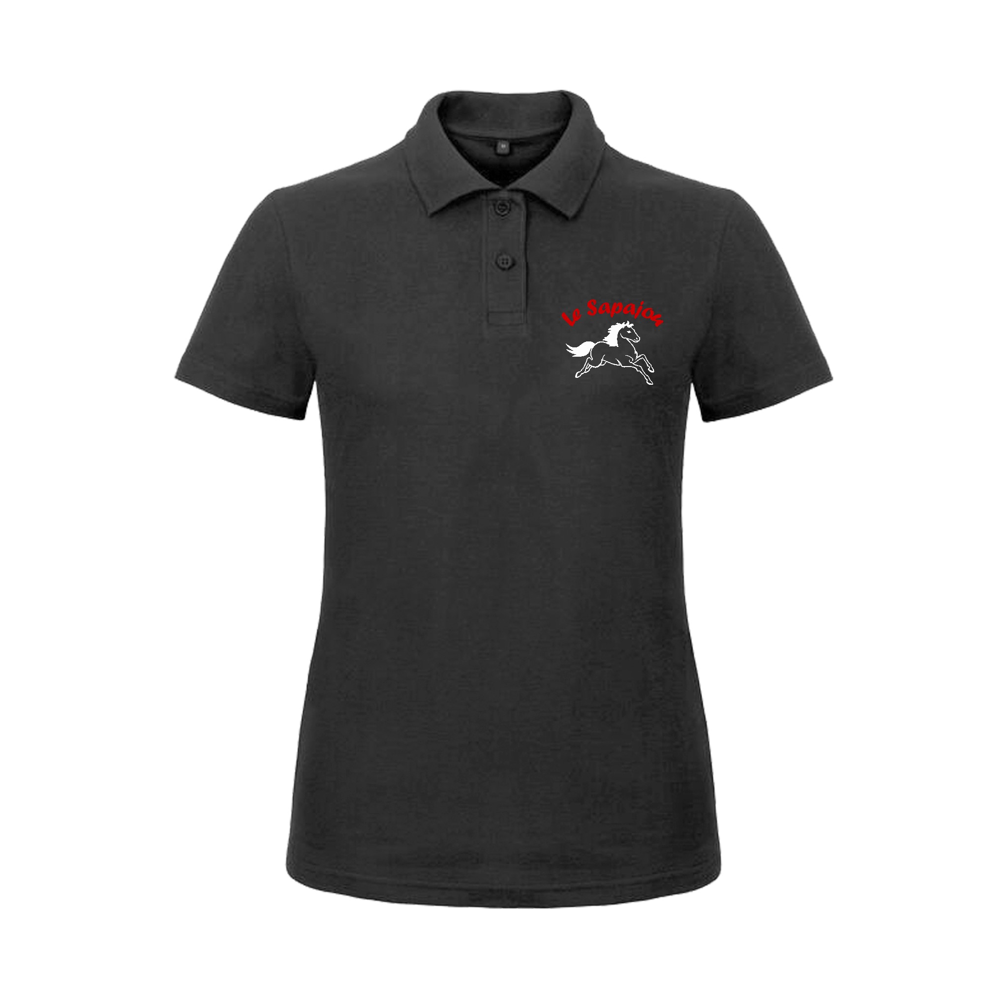 POLO (femme) - le sapajou - Gris anthracite - BCI1F
