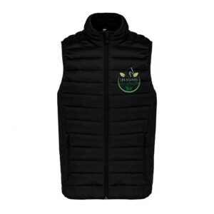 DOUDOUNE SANS MANCHES (enfant) - LES CAVALIERS DU SALON - Noir - K6115