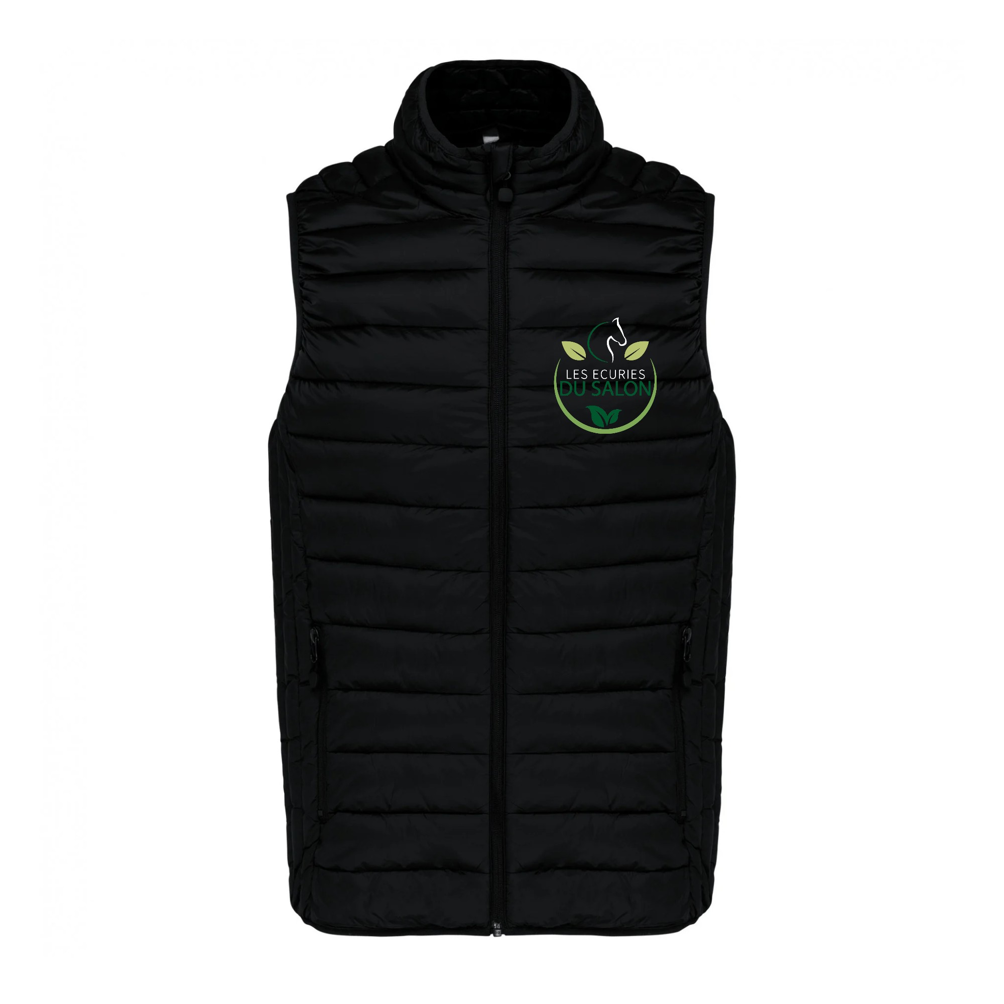 DOUDOUNE SANS MANCHES (femme) - LES CAVALIERS DU SALON - Noir - K6114