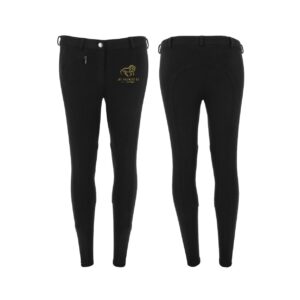 Pantalon d'équitation RIDING WORLD (enfant) - Les écuries de l’espoir - Noir - 989070