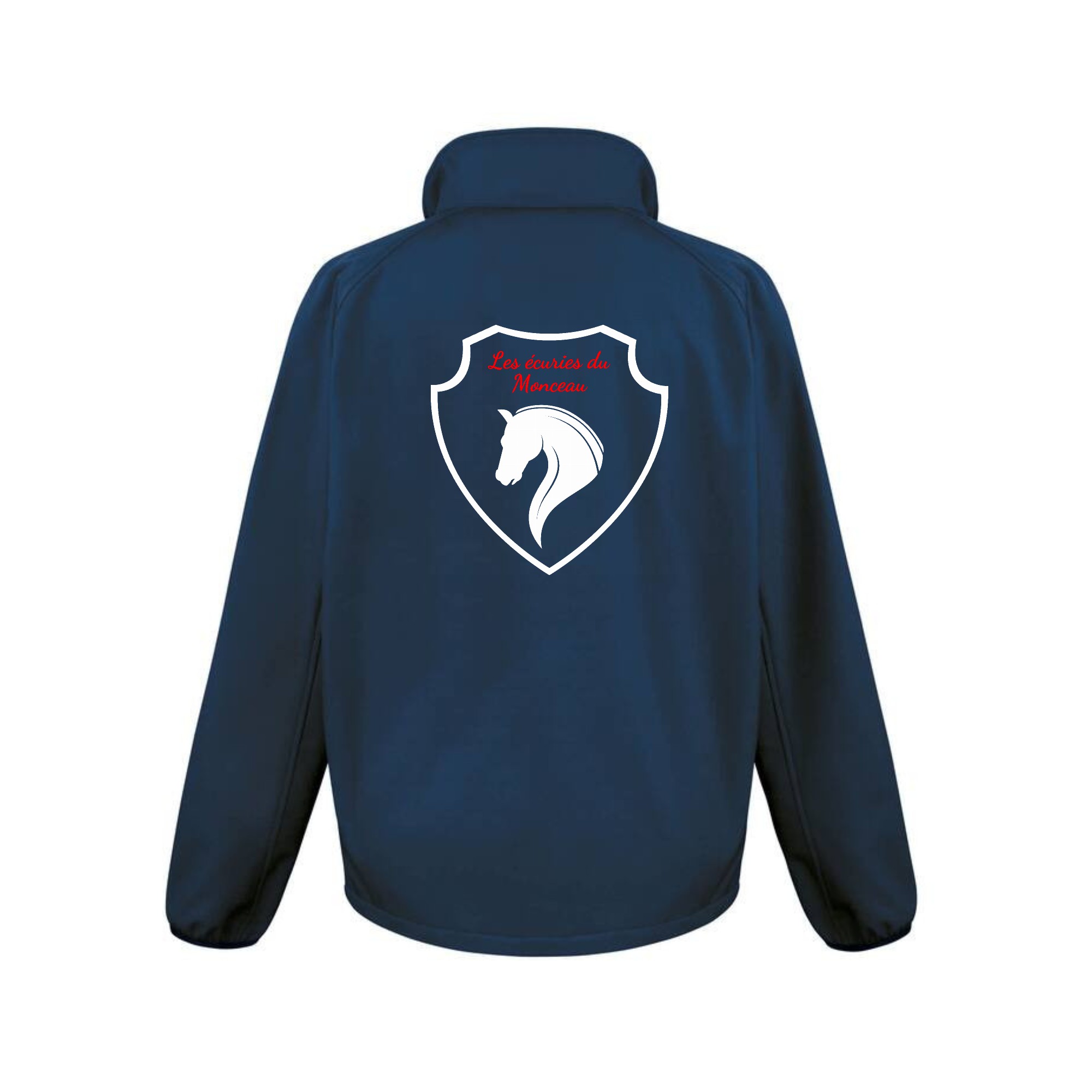 SOFTSHELL ECO (femme) – Les écuries du Monceau - Navy - R231F – Image 3