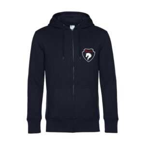 SWEAT ZIPPÉ (enfant) - Les écuries du Monceau - Navy - K455