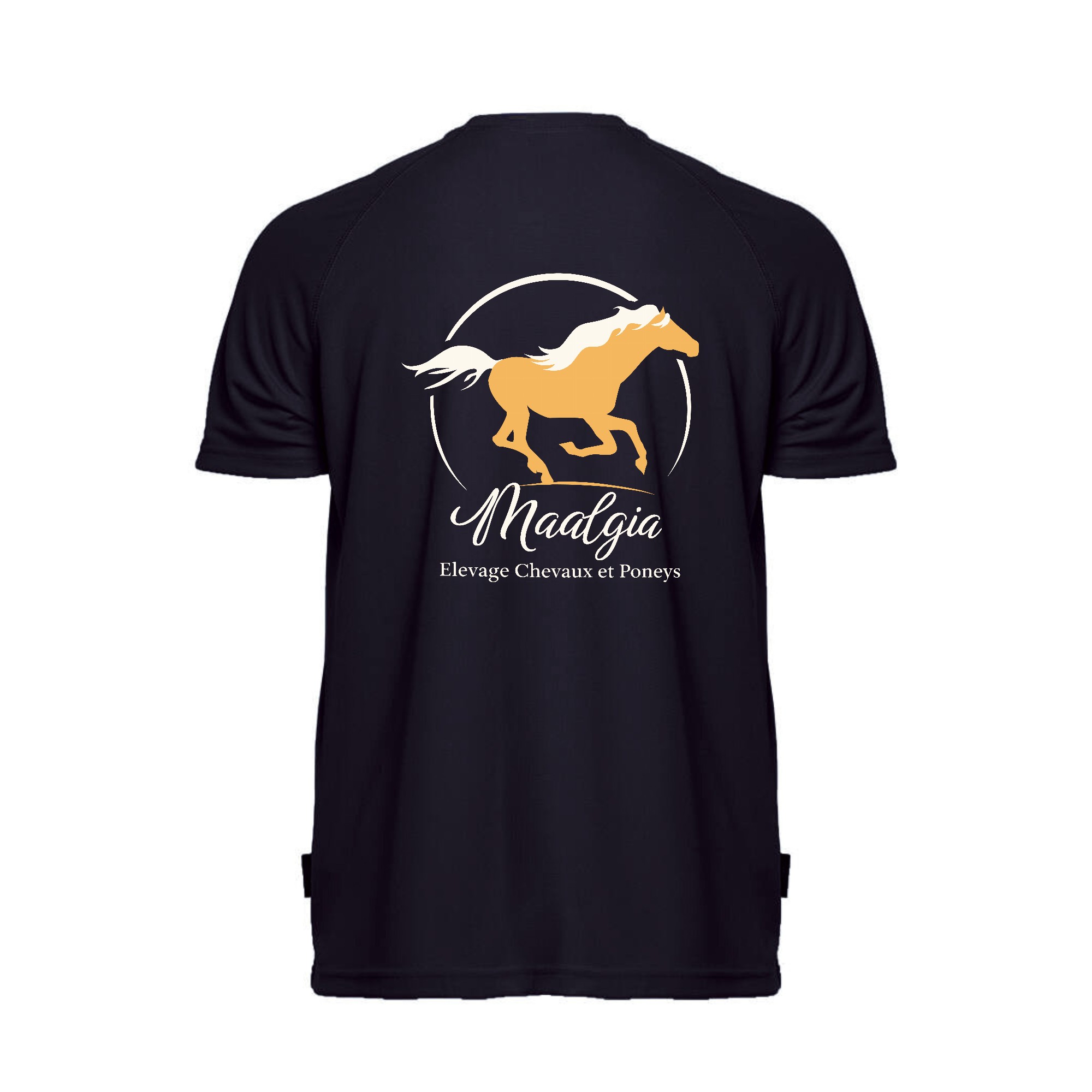 T-Shirt respirant (enfant) - Élevage Maalgia - Navy - IB302 – Image 3