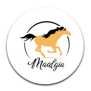 STICKER ROND - Élevage Maalgia - Navy - STI001