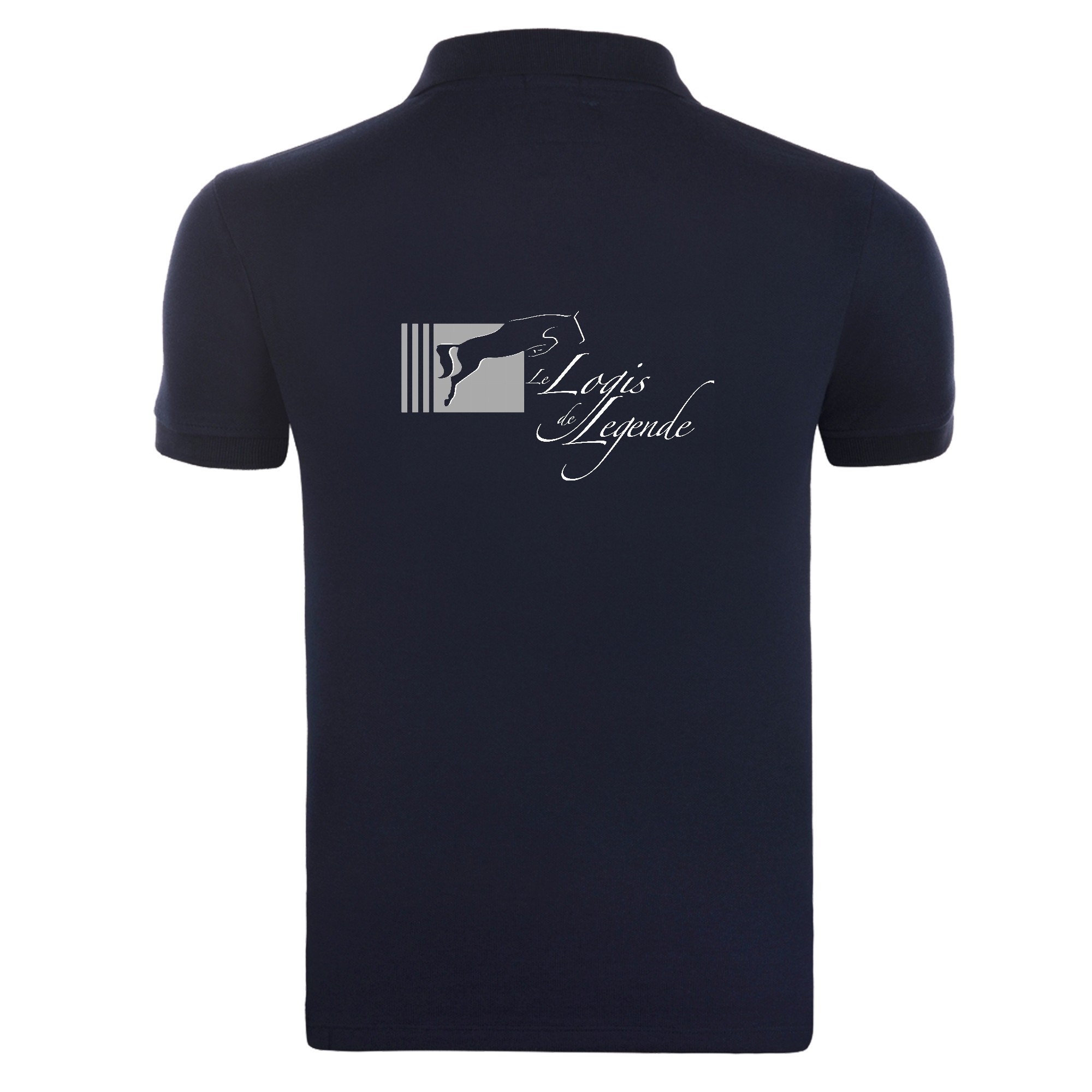 POLO (homme) - Ecuries le Logis de Legende - Navy - BCID1 – Image 3
