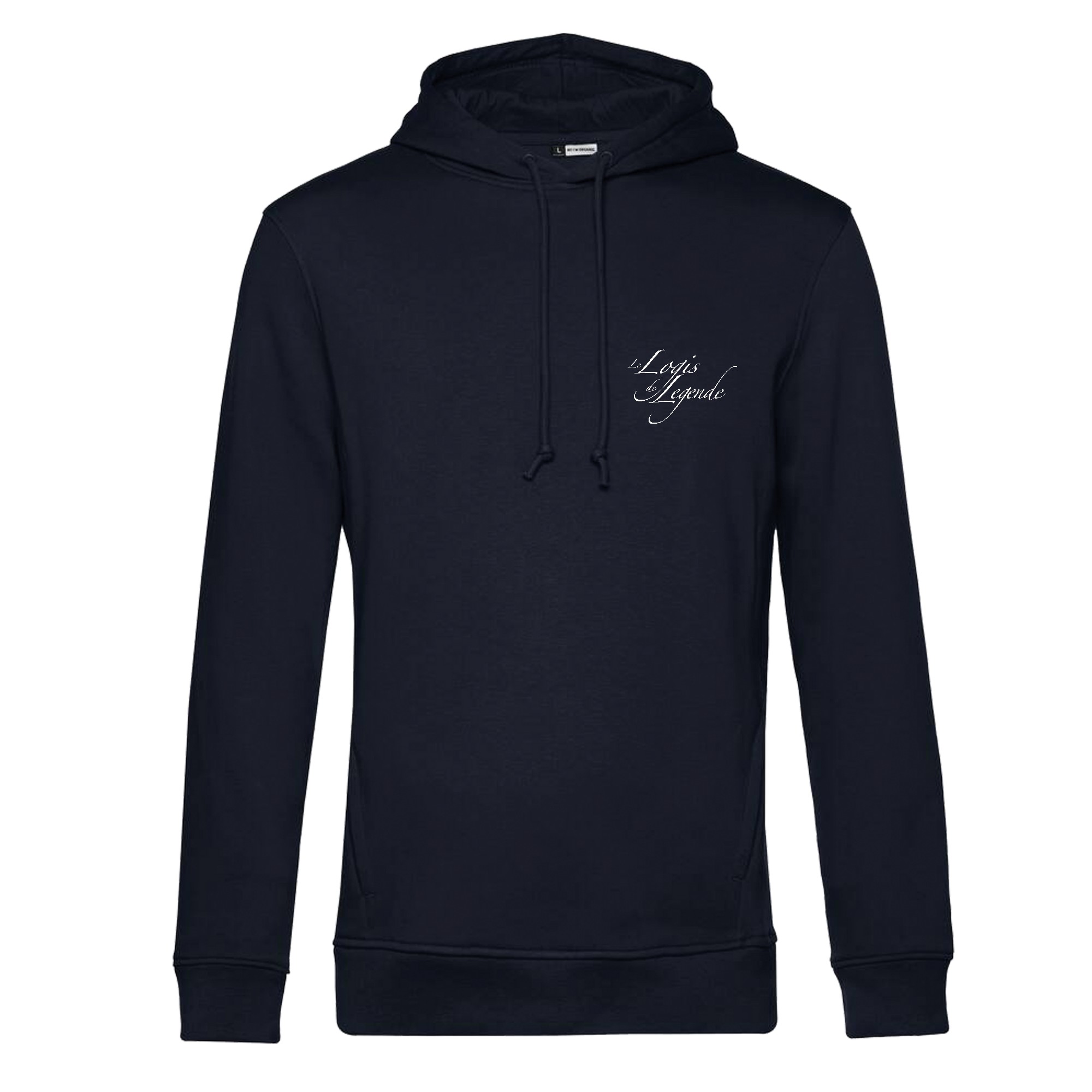 SWEAT A CAPUCHE (homme) - Ecuries le Logis de Legende - Navy - BCU33B