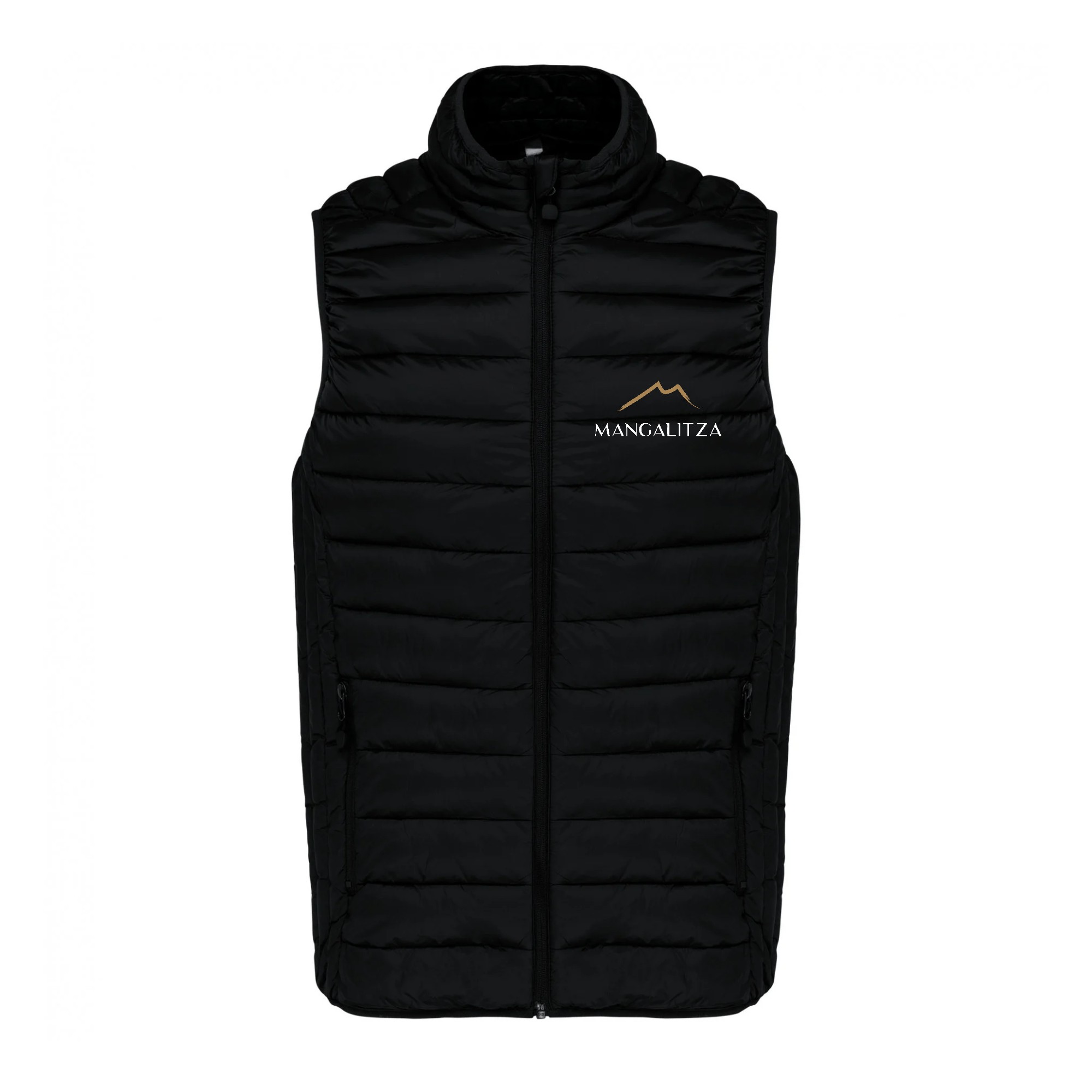 DOUDOUNE SANS MANCHES (femme) - Mangalitza du Pic St Loup - Noir - K6114