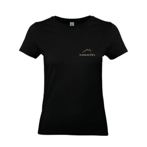 T-SHIRT (femme) - Mangalitza du Pic St Loup - Noir - BC04T