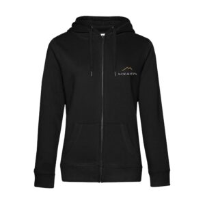 SWEAT ZIPPÉ (femme) - Mangalitza du Pic St Loup - Noir - BCW03Q