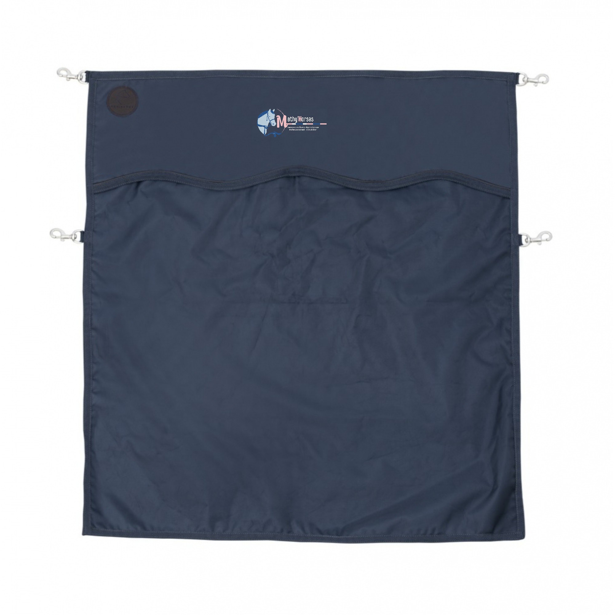 Rideau ou porte de box EQUITHÈME Premium - Mathy Horses - Navy - RP001 – Image 2