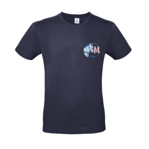 T-SHIRT (enfant) - Mathy Horses - Navy - BC03TK