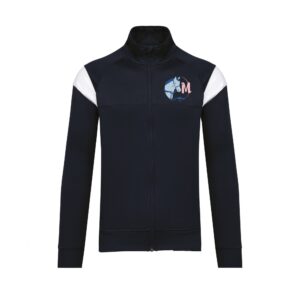 Veste de survêtement zippée (enfant) - Mathy Horses - Navy - PA391