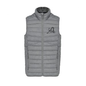 DOUDOUNE SANS MANCHES (femme) - Michael ROSSO Coaching - Gris chiné - K6114