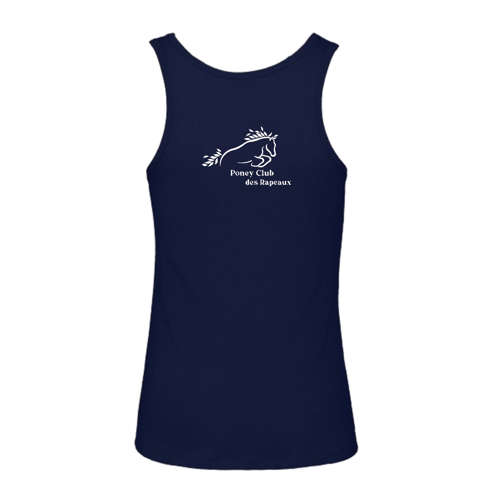 DEBARDEUR (femme) - Poney club des rapeaux - Navy - BC073 – Image 3