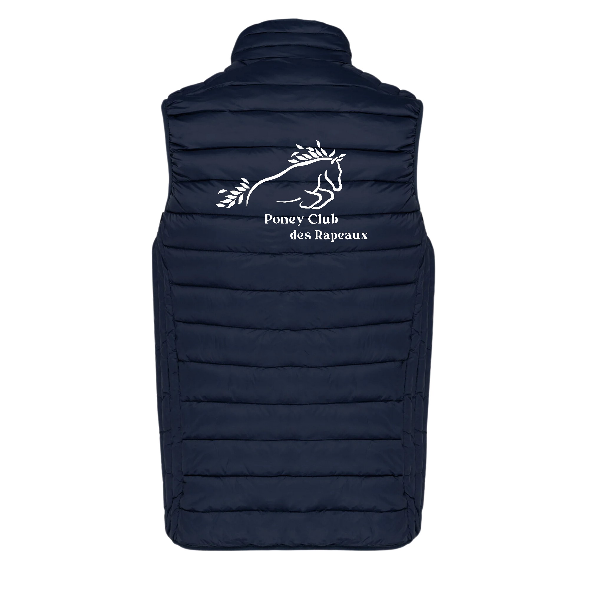 DOUDOUNE SANS MANCHES (enfant) - Poney club des rapeaux - Navy - K6115 – Image 3