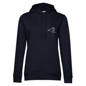 SWEAT A CAPUCHE (femme) – Poney club des rapeaux - Navy - BCW34B