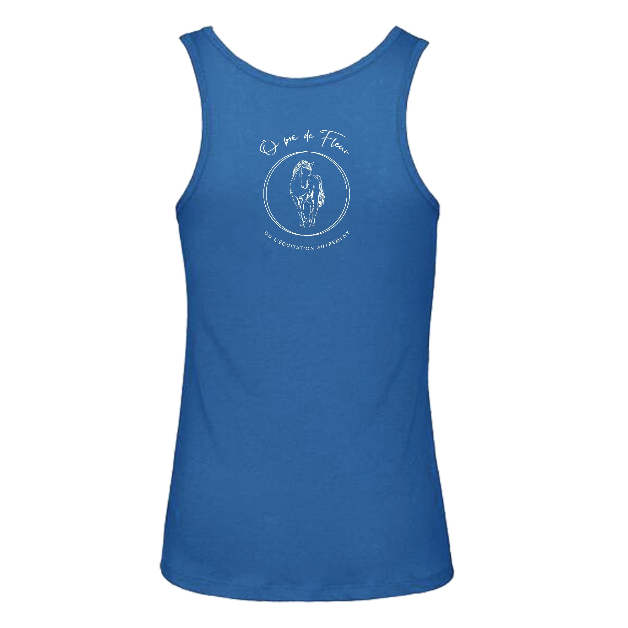 DEBARDEUR (femme) - Ô Pré du Fleur - Bleu roi - BC073 – Image 3