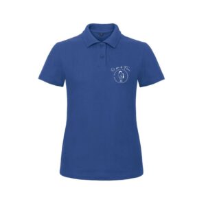 POLO (femme) - Ô Pré du Fleur - Bleu roi - BCI1F