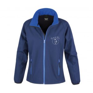 SOFTSHELL ECO (femme) – Ô Pré du Fleur - Bleu roi - R231F