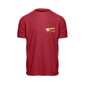 T-Shirt respirant (enfant) - Écurie des rangs - Rouge - IB302