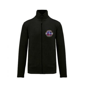 Veste micropolaire zippée (enfant) - RCPT events - Noir - K920