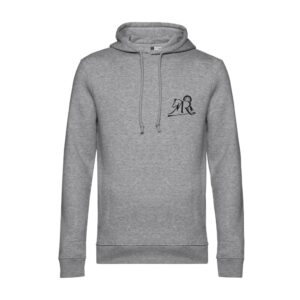 SWEAT A CAPUCHE (homme) - Michael ROSSO Coaching - Gris chiné - BCU33B