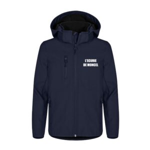 SOFTSHELL "Classic" (enfant) - L'écurie de Moncel - Navy - 0200909