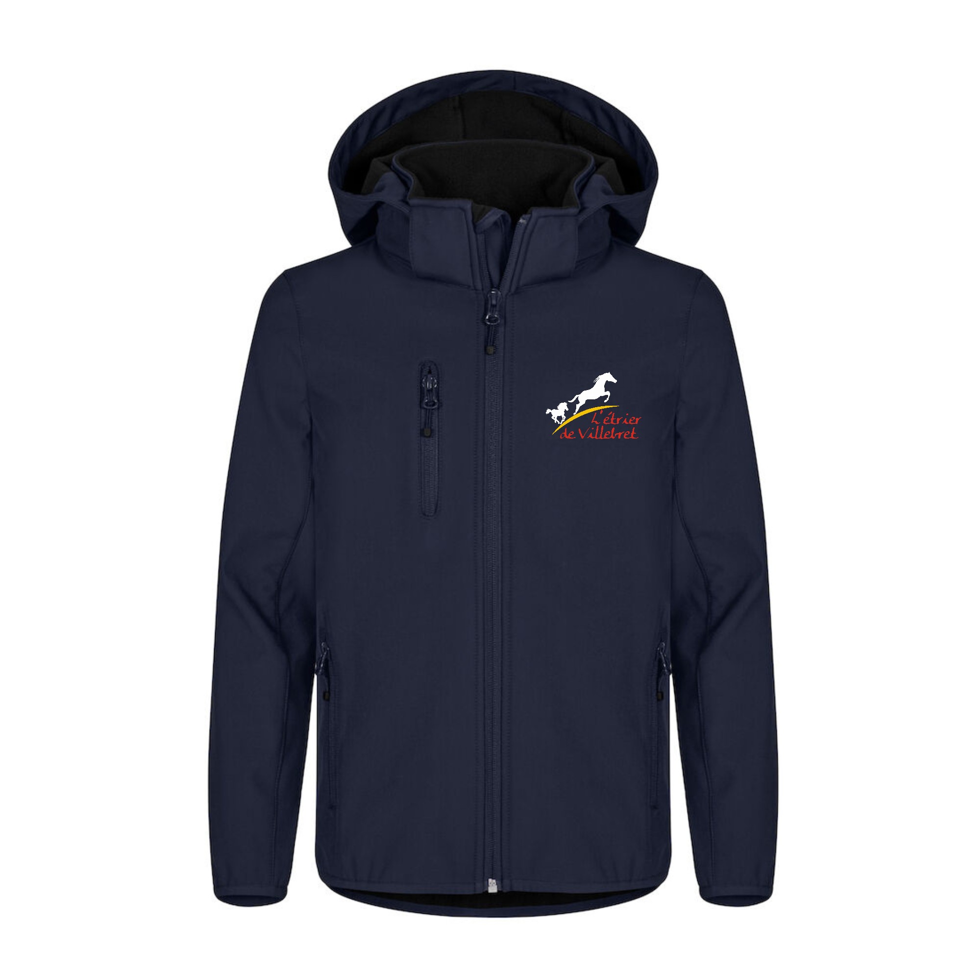 SOFTSHELL "Classic" (enfant) - Les amis de l'étrier de Villebret - Navy - 0200909