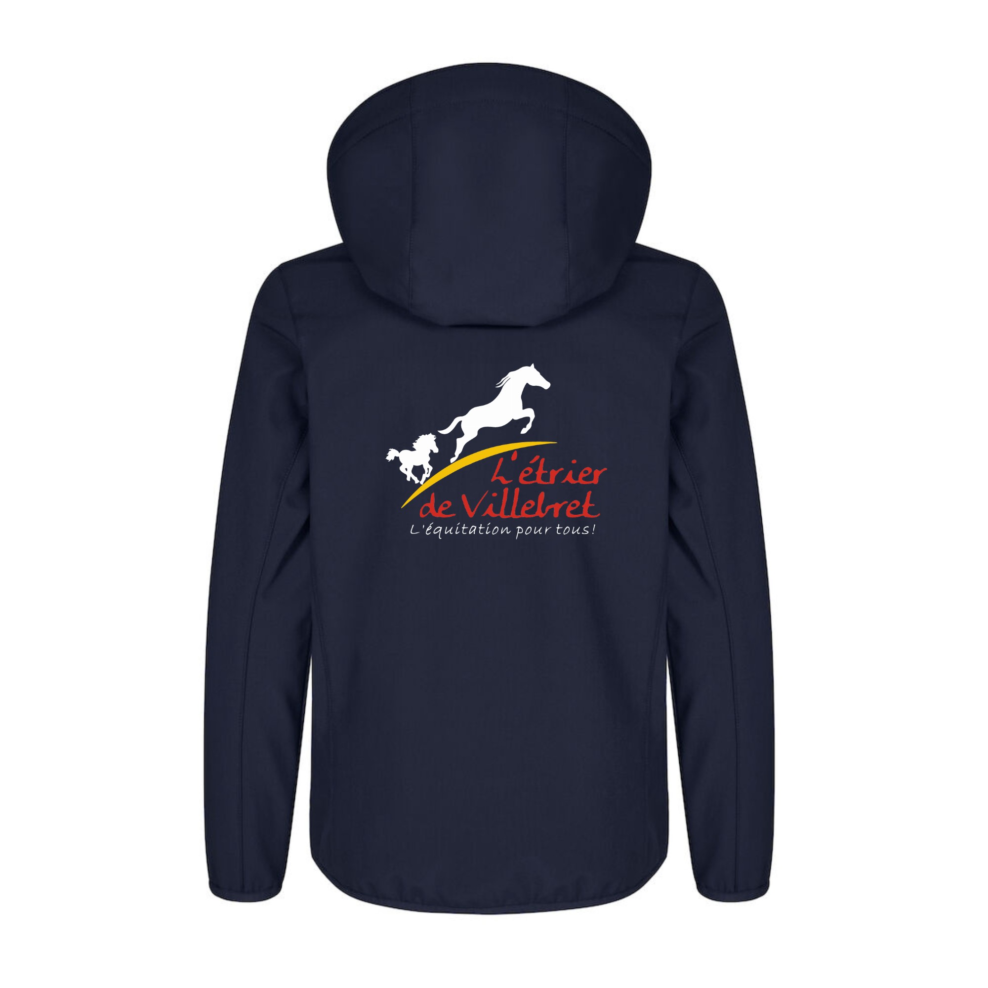 SOFTSHELL "Classic" (enfant) - Les amis de l'étrier de Villebret - Navy - 0200909 – Image 3