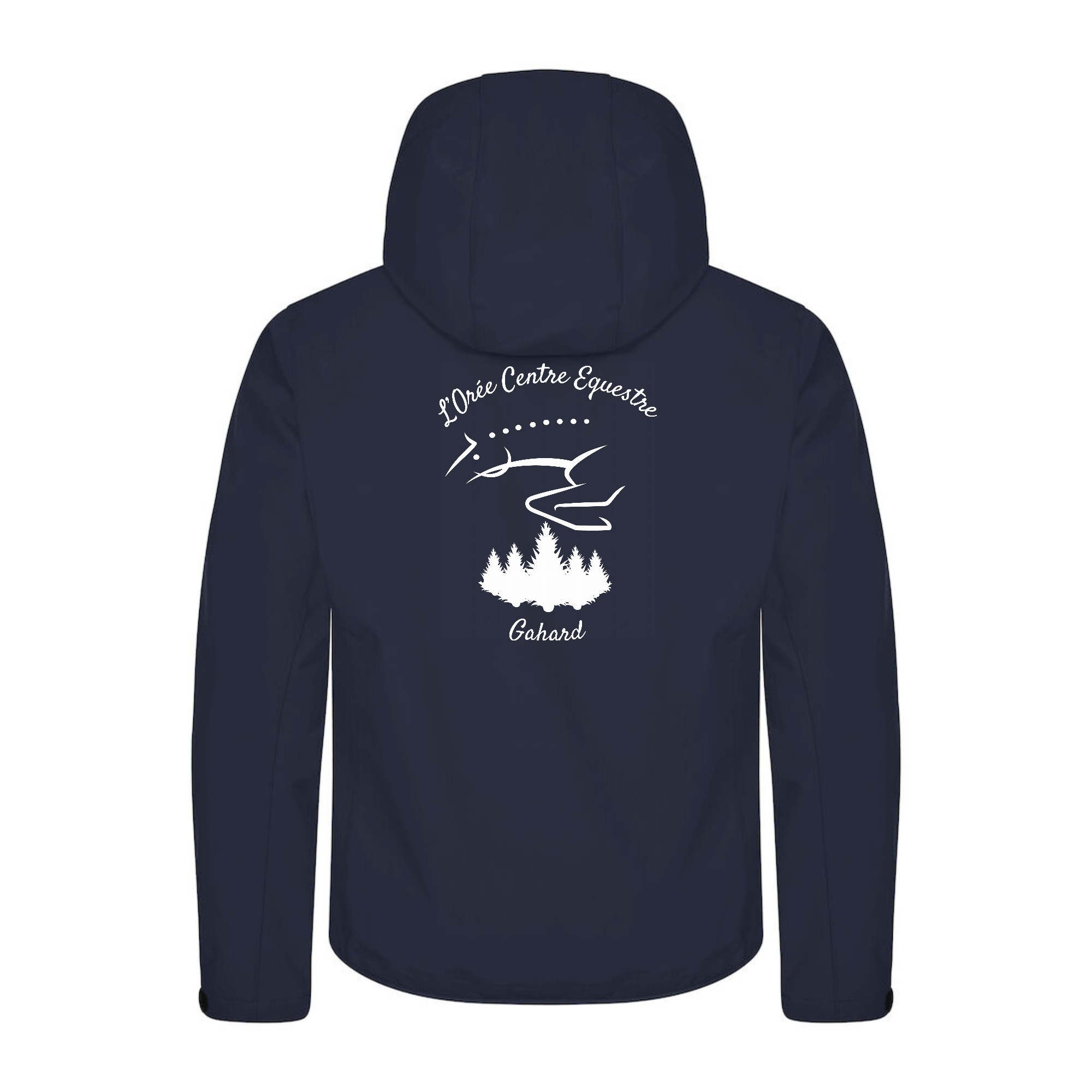 SOFTSHELL "Classic" (homme) - L'Orée centre equestre - Navy - 0200912 – Image 3