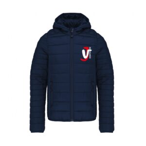 DOUDOUNE AVEC MANCHES ET CAPUCHE (enfant) - Centre Equestre JV Equitation - Navy - K6112