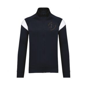 Veste de survêtement zippée (enfant) - Haras de Saumelongue - Navy - PA391
