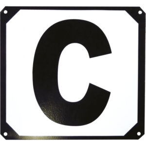 Set de 12 lettres de manège Hippo-Tonic support métallique - 704161