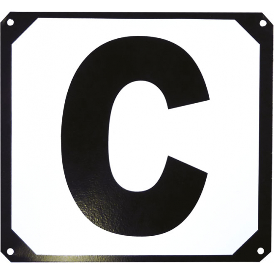 Set de 12 lettres de manège Hippo-Tonic support métallique - 704161