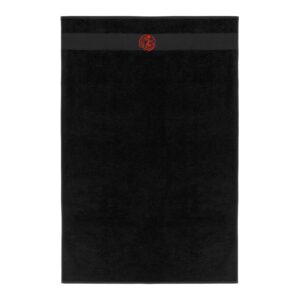 Serviette éponge - Sport and co - Noir - k111