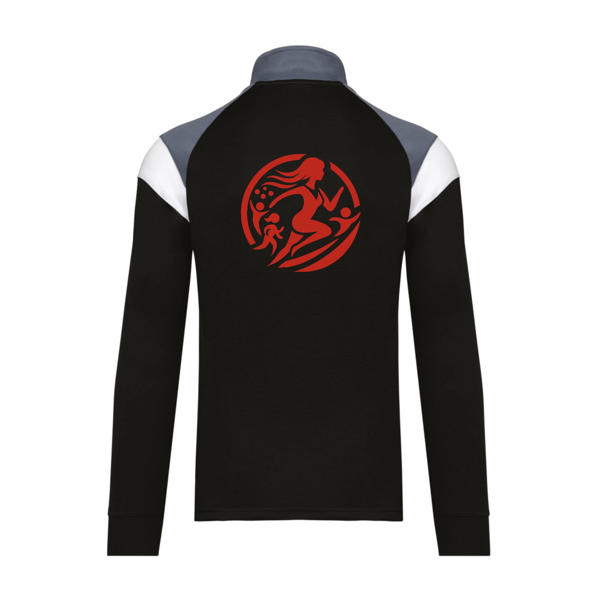 Veste de survêtement zippée (unisexe) - Sport and co - Noir - PA390 – Image 3