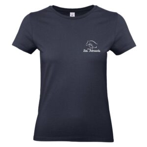 T-SHIRT (femme) - Centre équestre les Thénauds - Navy - BC04T