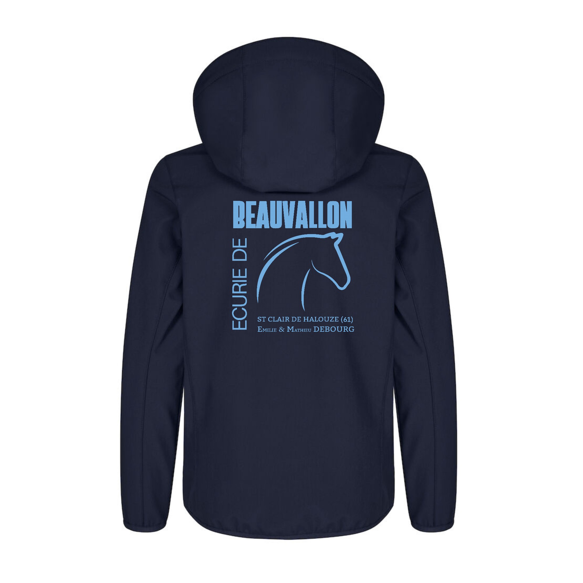 SOFTSHELL "Classic" (enfant) - Ecurie de Beauvallon - Navy - 0200909 – Image 3
