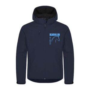 SOFTSHELL "Classic" (homme) -Ecurie de Beauvallon - Navy - 0200912