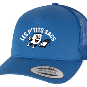 Casquette trucker - LES P'TITS SACS DE MAGNY-LE-HONGRE - Bleu Cobalt - FX6506