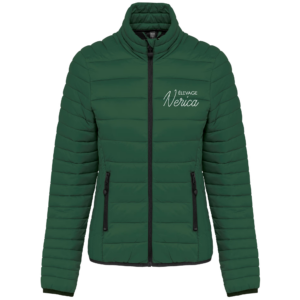 DOUDOUNE AVEC MANCHES (femme) - élevage nerica - Vert Foret - K6121