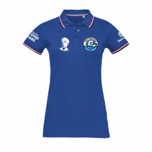 POLO (femme) - LES P'TITS SACS DE MAGNY-LE-HONGRE - Bleu roi - PRESTIGE WOMEN