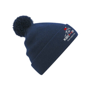 BONNET AVEC POMPOM - Ecurie Lisa Kircher - Navy - BF426